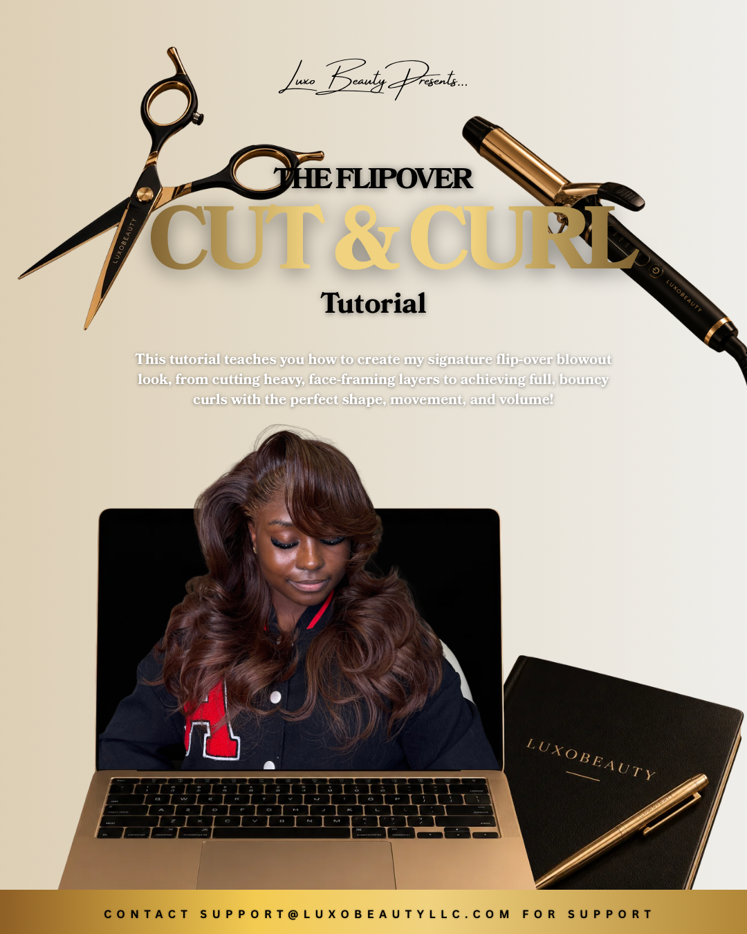 The Flipover Cut & Curl Tutorial