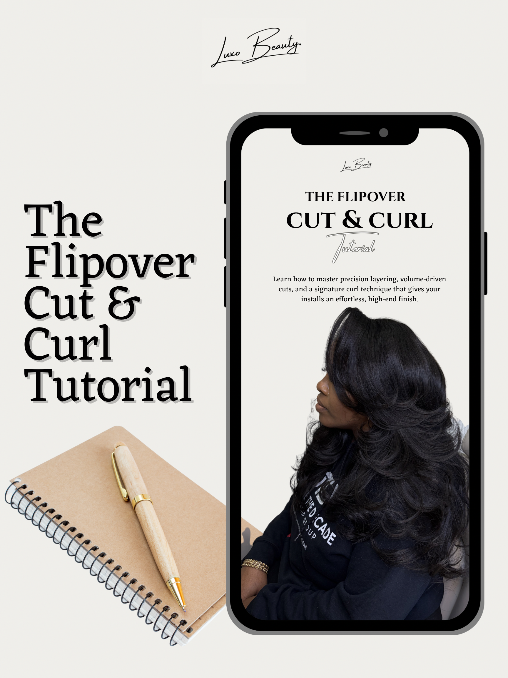 The Flipover Cut & Curl Tutorial